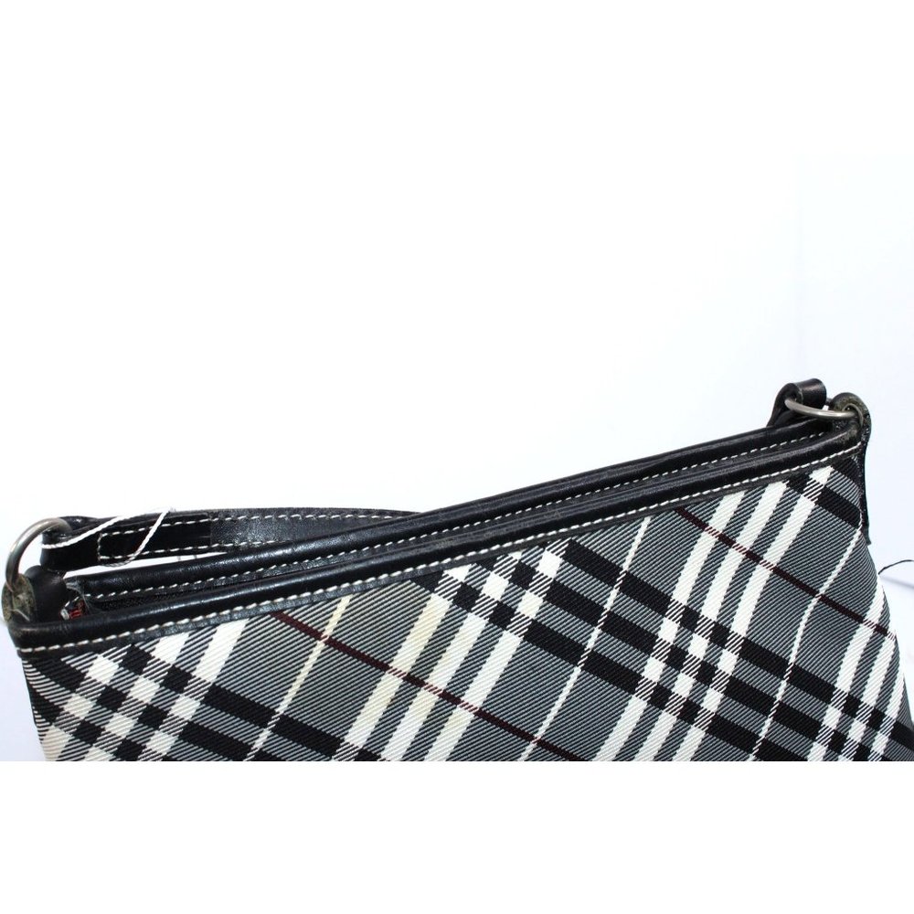 Burberry Black and white Check Crossbody Bag - Picture 5 of 9